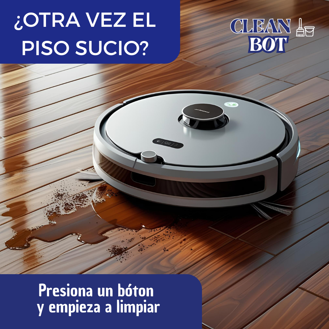 CLEANBOT® Aspiradora Robot 3 en 1
