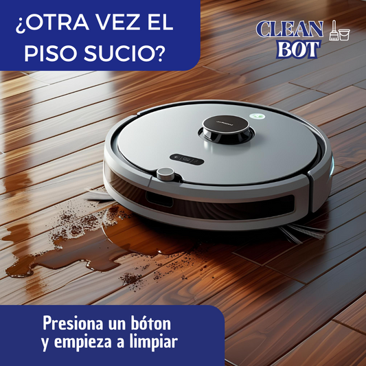 CLEANBOT® Aspiradora Robot 3 en 1